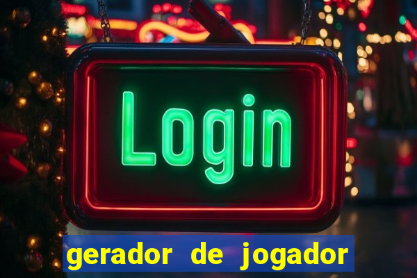 gerador de jogador de futebol